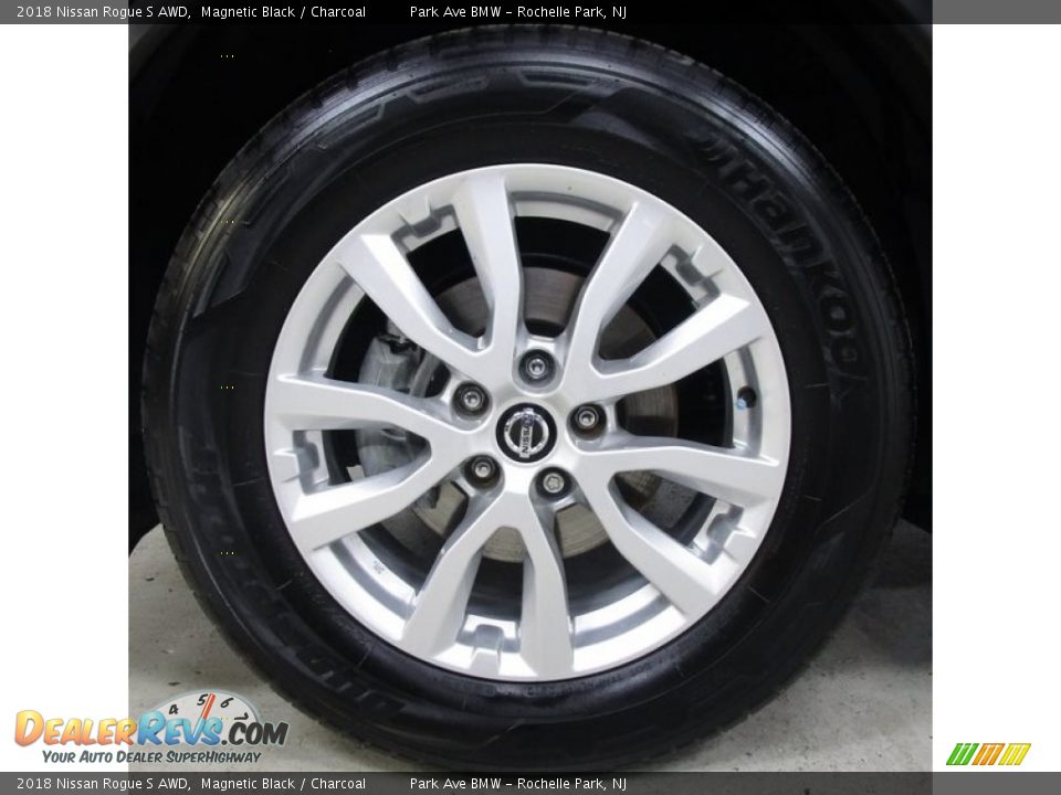 2018 Nissan Rogue S AWD Magnetic Black / Charcoal Photo #27