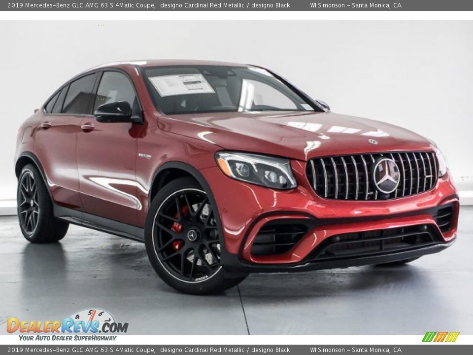 Front 3/4 View of 2019 Mercedes-Benz GLC AMG 63 S 4Matic Coupe Photo #12