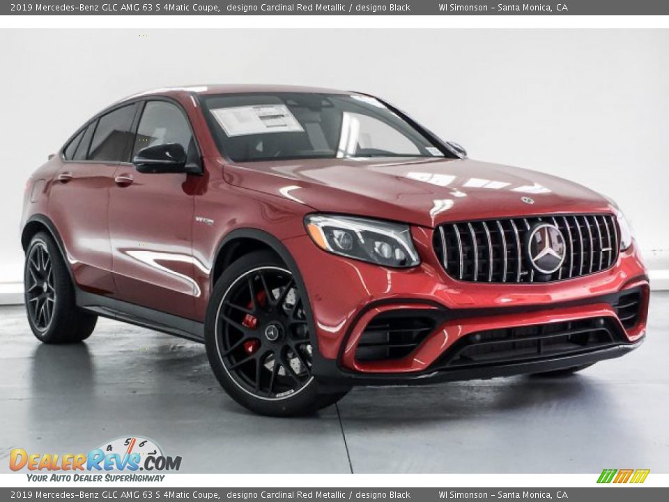 Front 3/4 View of 2019 Mercedes-Benz GLC AMG 63 S 4Matic Coupe Photo #12