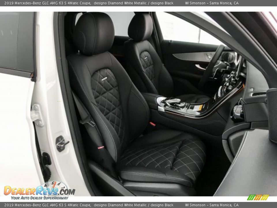 designo Black Interior - 2019 Mercedes-Benz GLC AMG 63 S 4Matic Coupe Photo #5