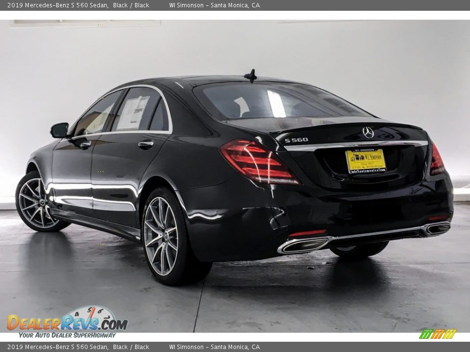 2019 Mercedes-Benz S 560 Sedan Black / Black Photo #2