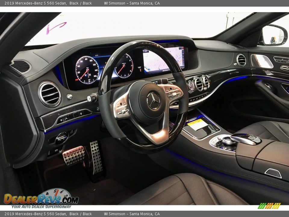 2019 Mercedes-Benz S 560 Sedan Black / Black Photo #4