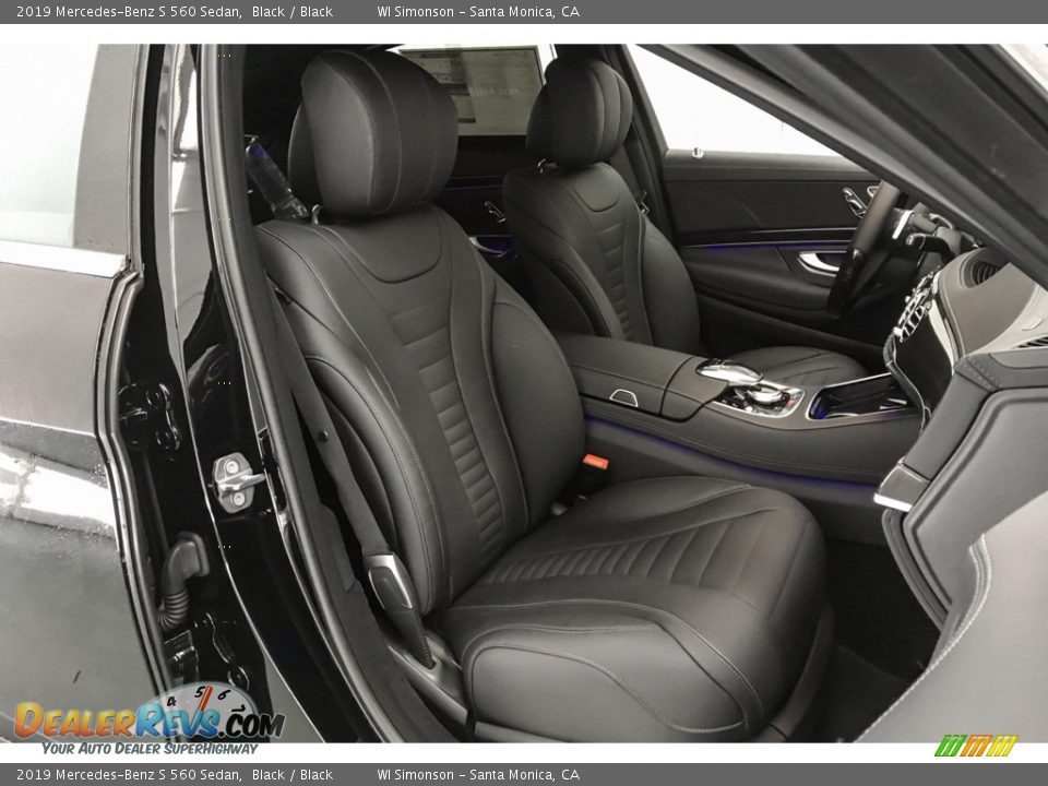 2019 Mercedes-Benz S 560 Sedan Black / Black Photo #5