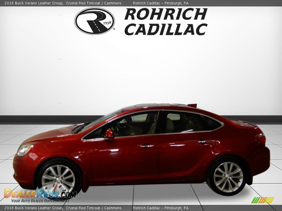 2016 Buick Verano Leather Group Crystal Red Tintcoat / Cashmere Photo #2