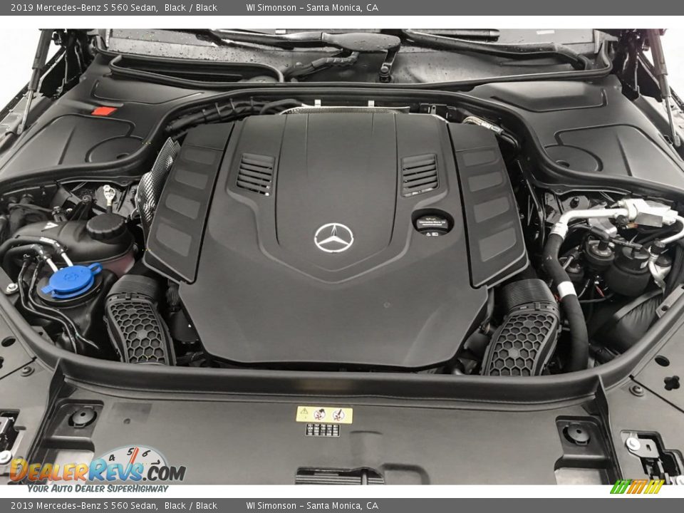 2019 Mercedes-Benz S 560 Sedan Black / Black Photo #8