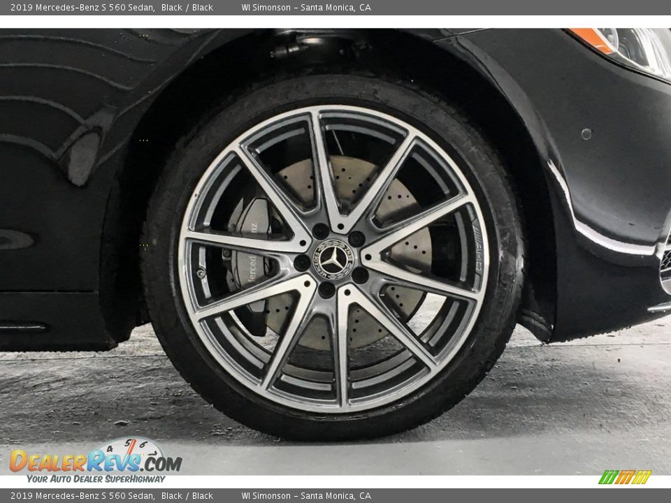 2019 Mercedes-Benz S 560 Sedan Black / Black Photo #9