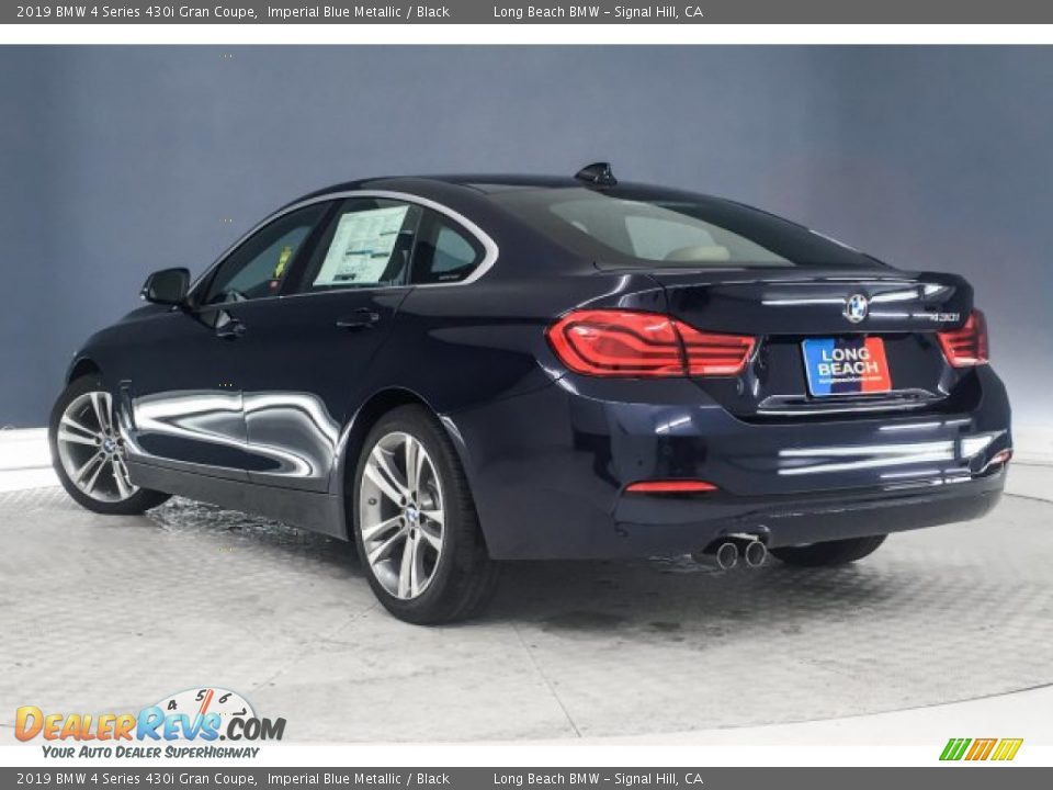 2019 BMW 4 Series 430i Gran Coupe Imperial Blue Metallic / Black Photo #2