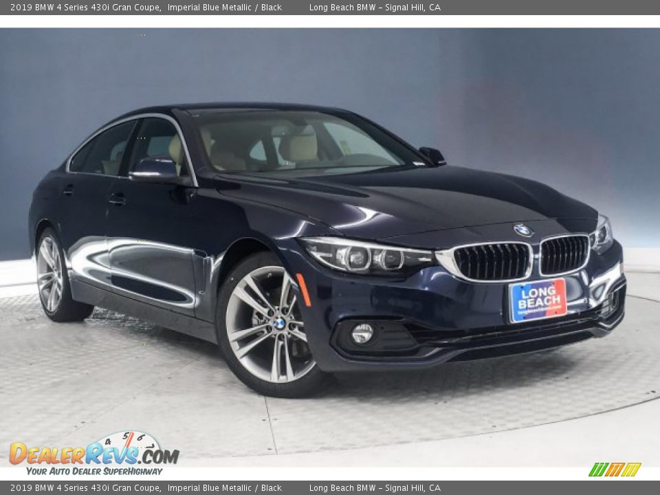 2019 BMW 4 Series 430i Gran Coupe Imperial Blue Metallic / Black Photo #12