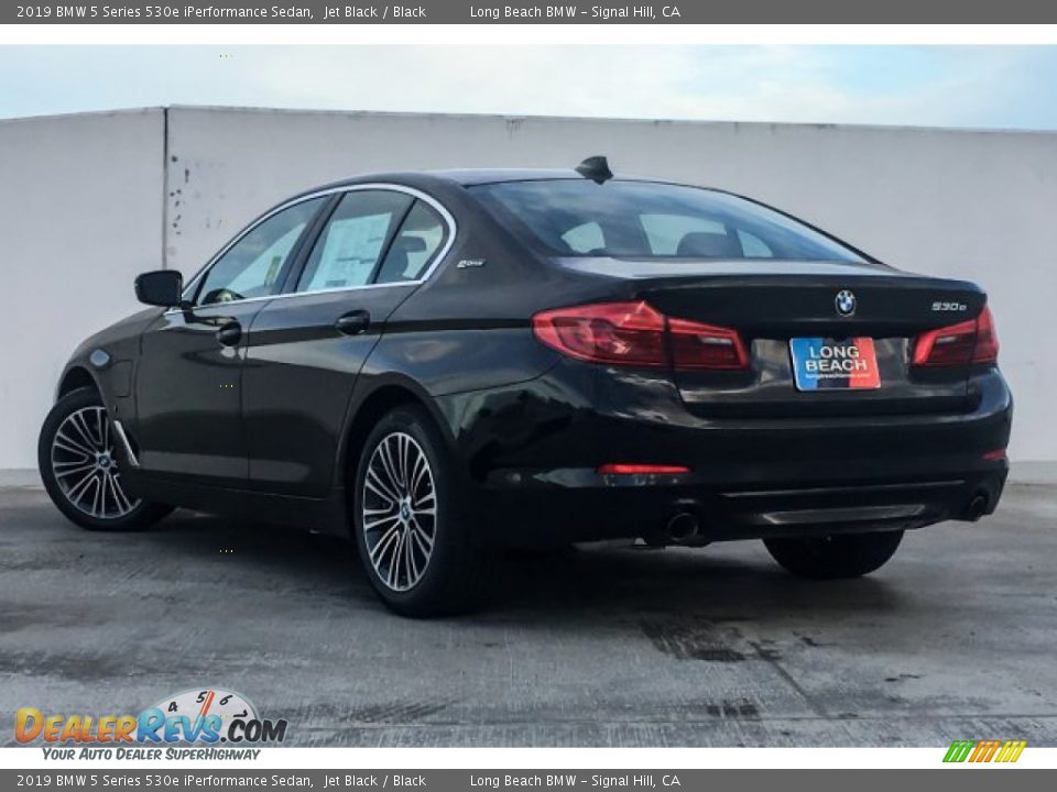 2019 BMW 5 Series 530e iPerformance Sedan Jet Black / Black Photo #2