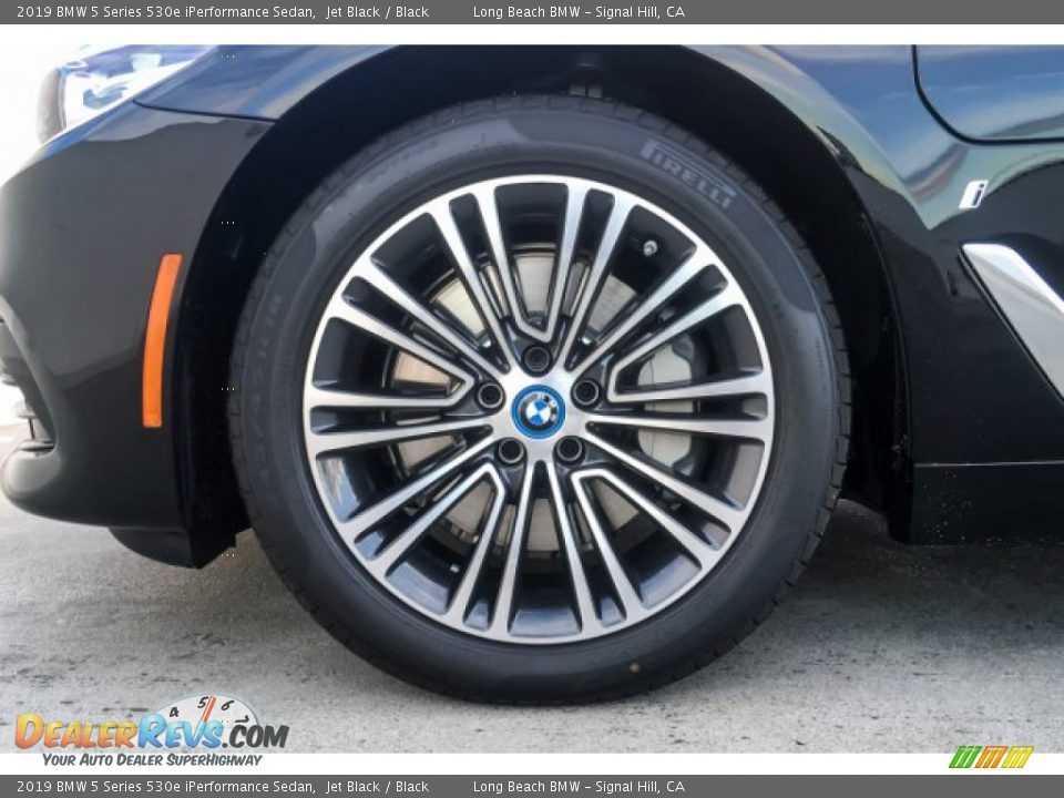 2019 BMW 5 Series 530e iPerformance Sedan Jet Black / Black Photo #9