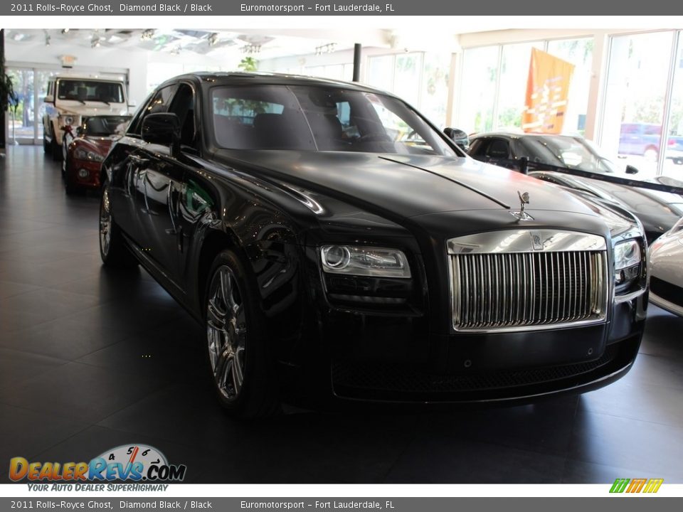 2011 Rolls-Royce Ghost Diamond Black / Black Photo #4