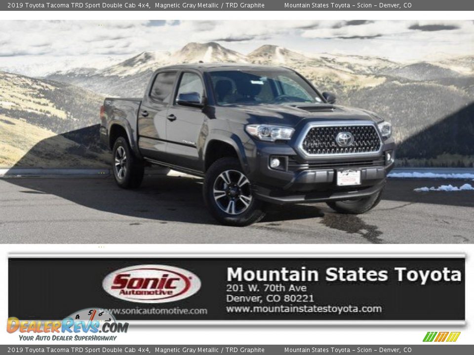 2019 Toyota Tacoma TRD Sport Double Cab 4x4 Magnetic Gray Metallic / TRD Graphite Photo #1