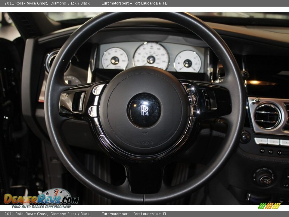 2011 Rolls-Royce Ghost Diamond Black / Black Photo #23