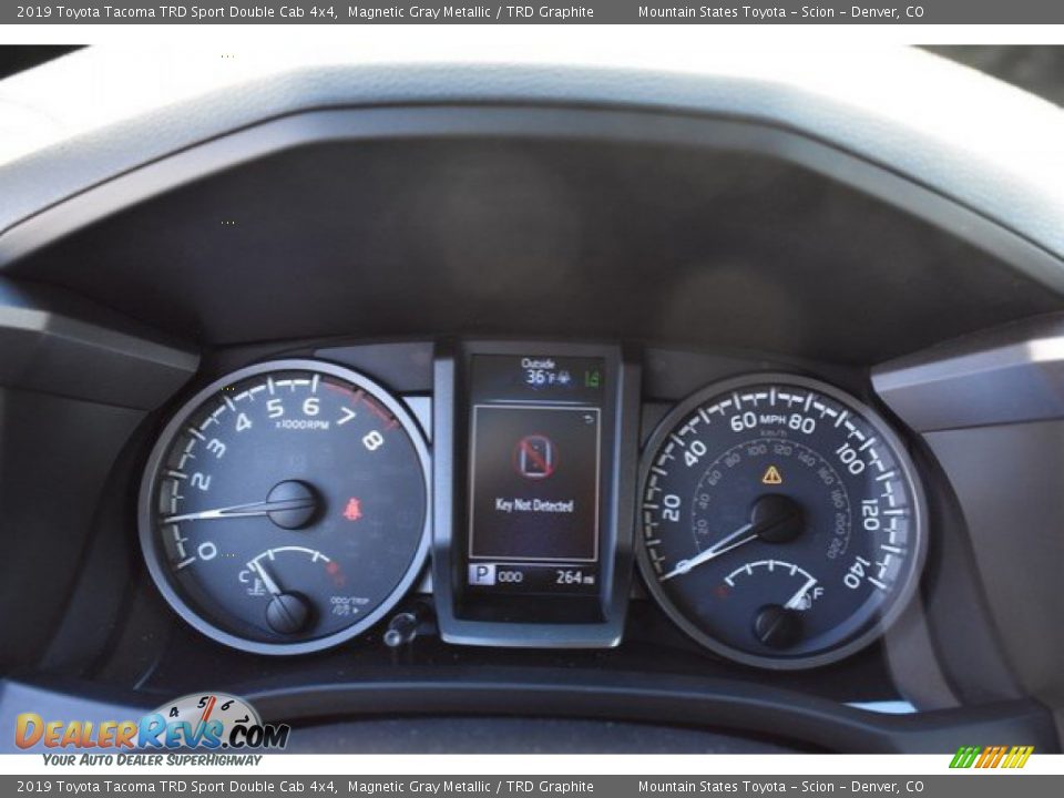 2019 Toyota Tacoma TRD Sport Double Cab 4x4 Magnetic Gray Metallic / TRD Graphite Photo #28