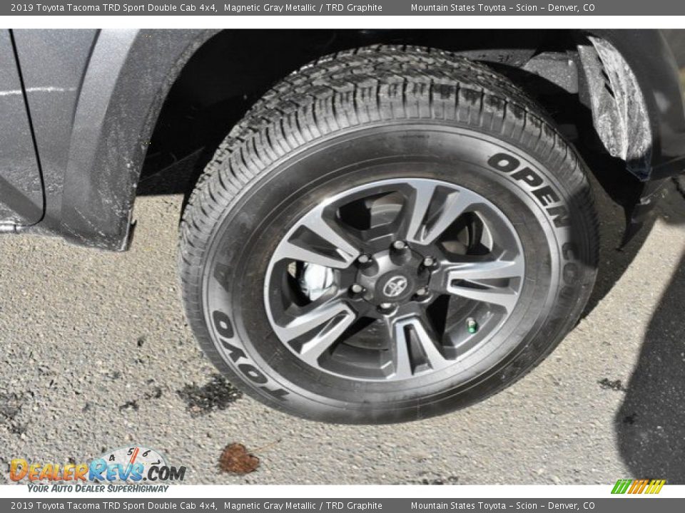 2019 Toyota Tacoma TRD Sport Double Cab 4x4 Magnetic Gray Metallic / TRD Graphite Photo #35