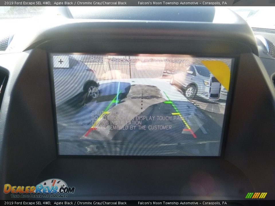 2019 Ford Escape SEL 4WD Agate Black / Chromite Gray/Charcoal Black Photo #14