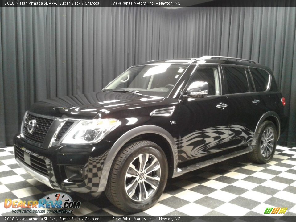 2018 Nissan Armada SL 4x4 Super Black / Charcoal Photo #2