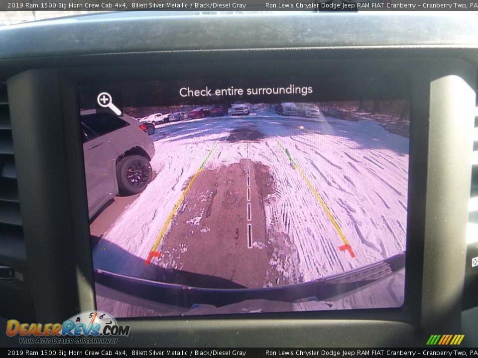 2019 Ram 1500 Big Horn Crew Cab 4x4 Billett Silver Metallic / Black/Diesel Gray Photo #15