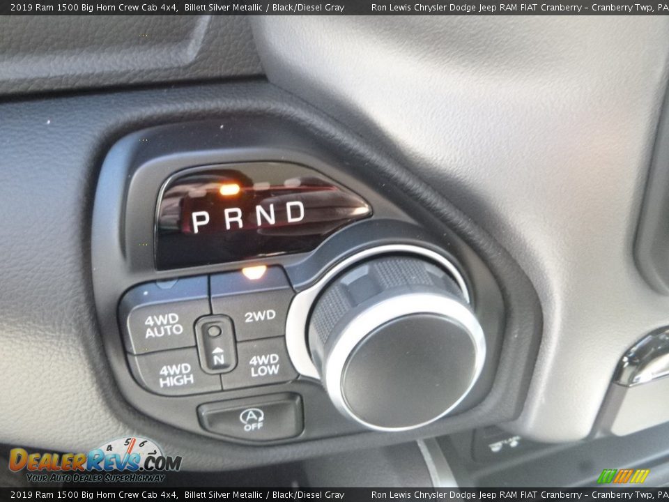 2019 Ram 1500 Big Horn Crew Cab 4x4 Billett Silver Metallic / Black/Diesel Gray Photo #18