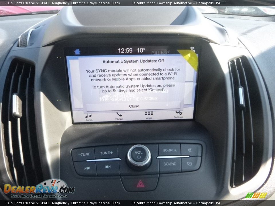 2019 Ford Escape SE 4WD Magnetic / Chromite Gray/Charcoal Black Photo #13