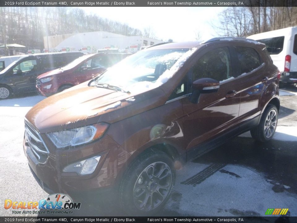 2019 Ford EcoSport Titanium 4WD Canyon Ridge Metallic / Ebony Black Photo #5