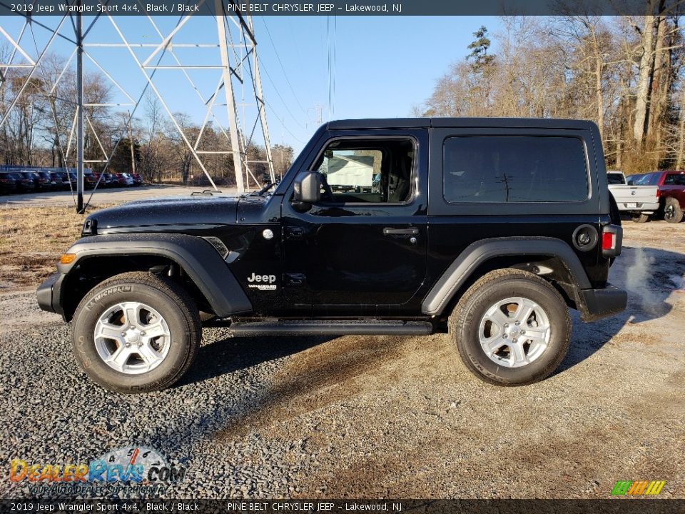 2019 Jeep Wrangler Sport 4x4 Black / Black Photo #3