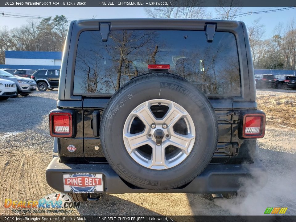 2019 Jeep Wrangler Sport 4x4 Black / Black Photo #5