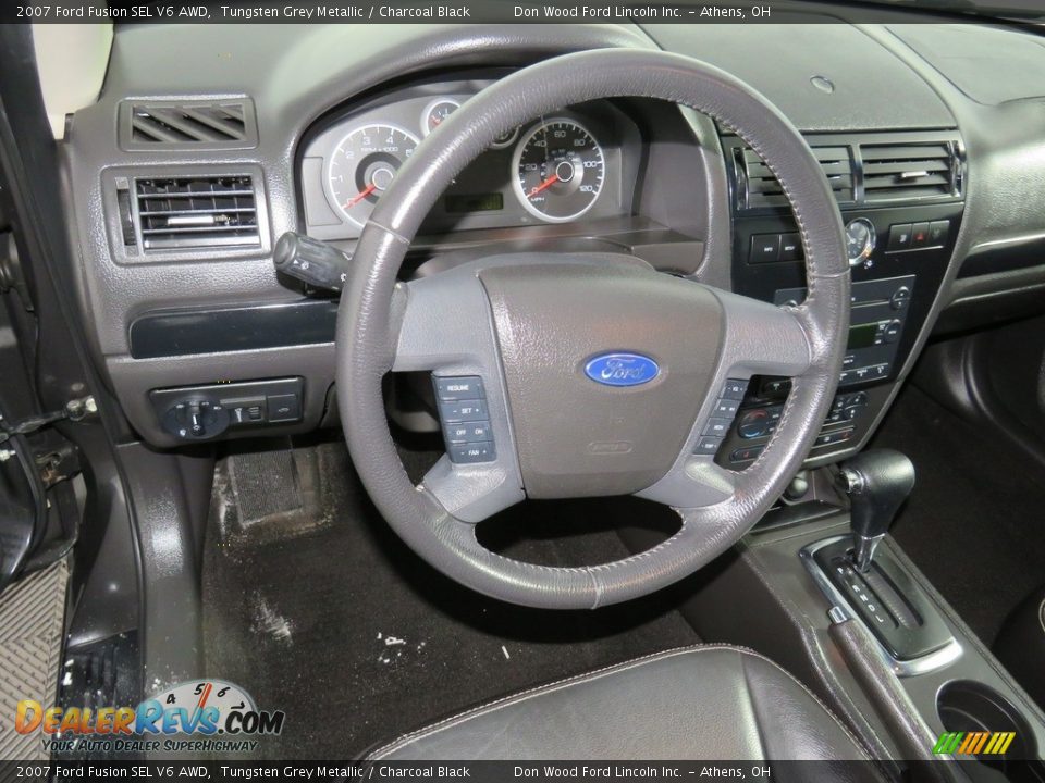 2007 Ford Fusion SEL V6 AWD Tungsten Grey Metallic / Charcoal Black Photo #24