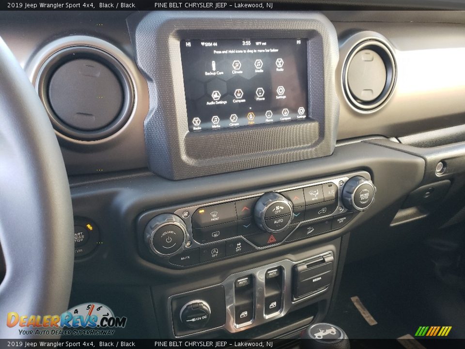 2019 Jeep Wrangler Sport 4x4 Black / Black Photo #10