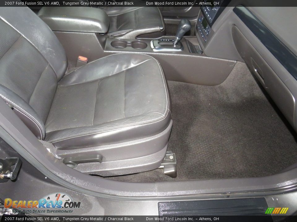 2007 Ford Fusion SEL V6 AWD Tungsten Grey Metallic / Charcoal Black Photo #32