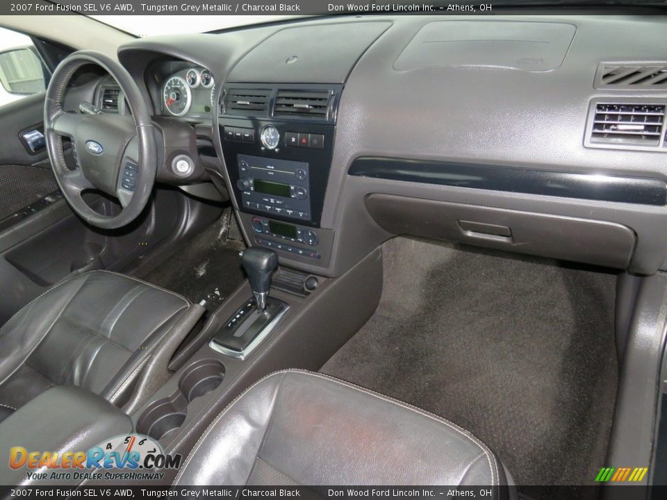 2007 Ford Fusion SEL V6 AWD Tungsten Grey Metallic / Charcoal Black Photo #33