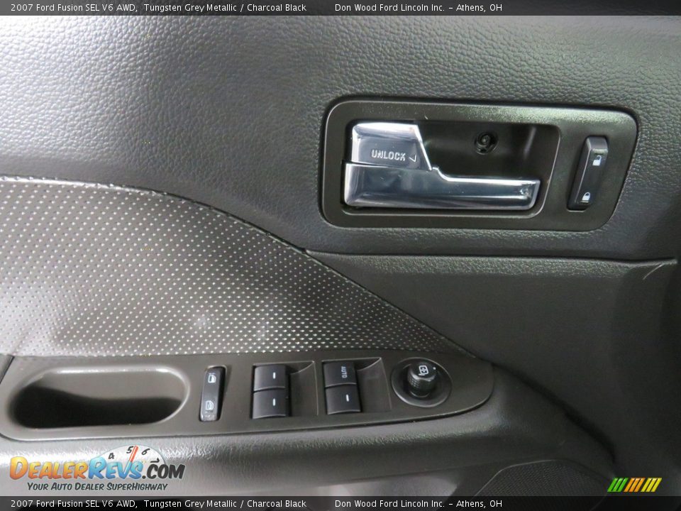 2007 Ford Fusion SEL V6 AWD Tungsten Grey Metallic / Charcoal Black Photo #34