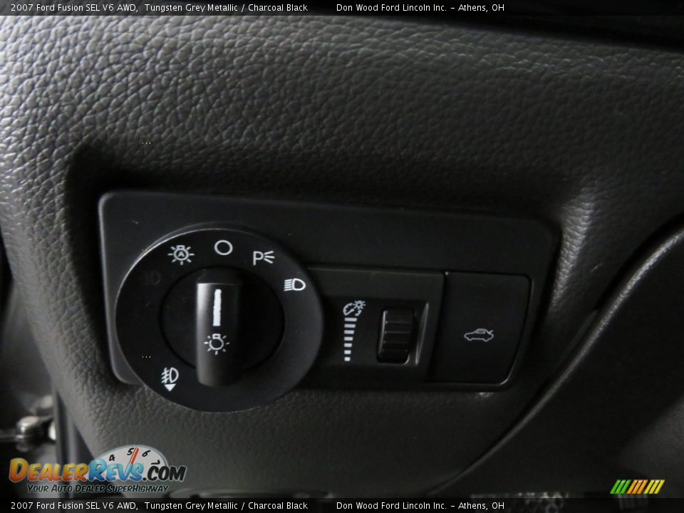2007 Ford Fusion SEL V6 AWD Tungsten Grey Metallic / Charcoal Black Photo #35
