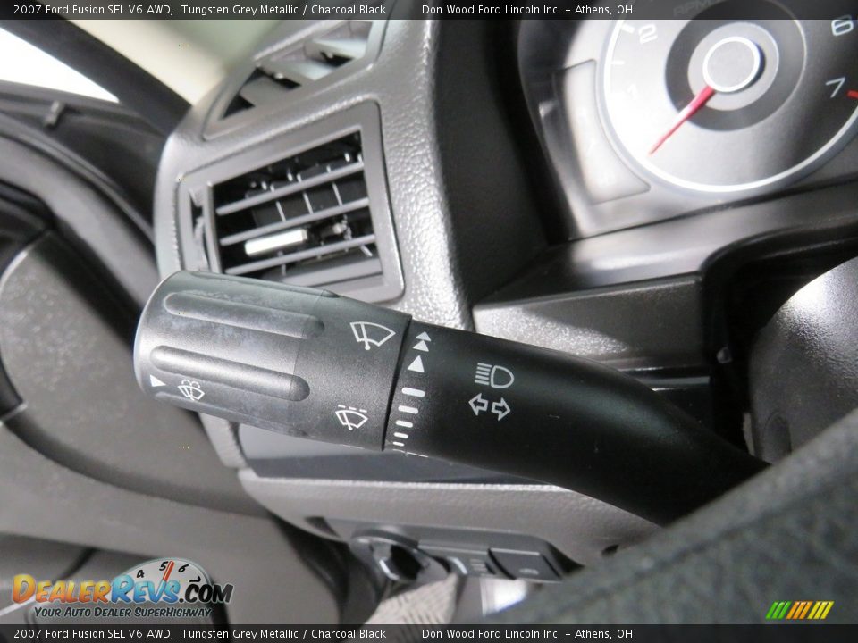 2007 Ford Fusion SEL V6 AWD Tungsten Grey Metallic / Charcoal Black Photo #36