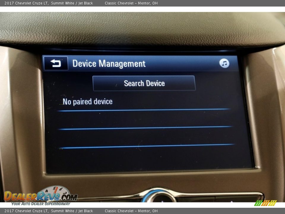 2017 Chevrolet Cruze LT Summit White / Jet Black Photo #11