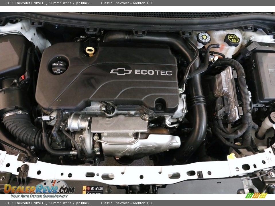 2017 Chevrolet Cruze LT Summit White / Jet Black Photo #17