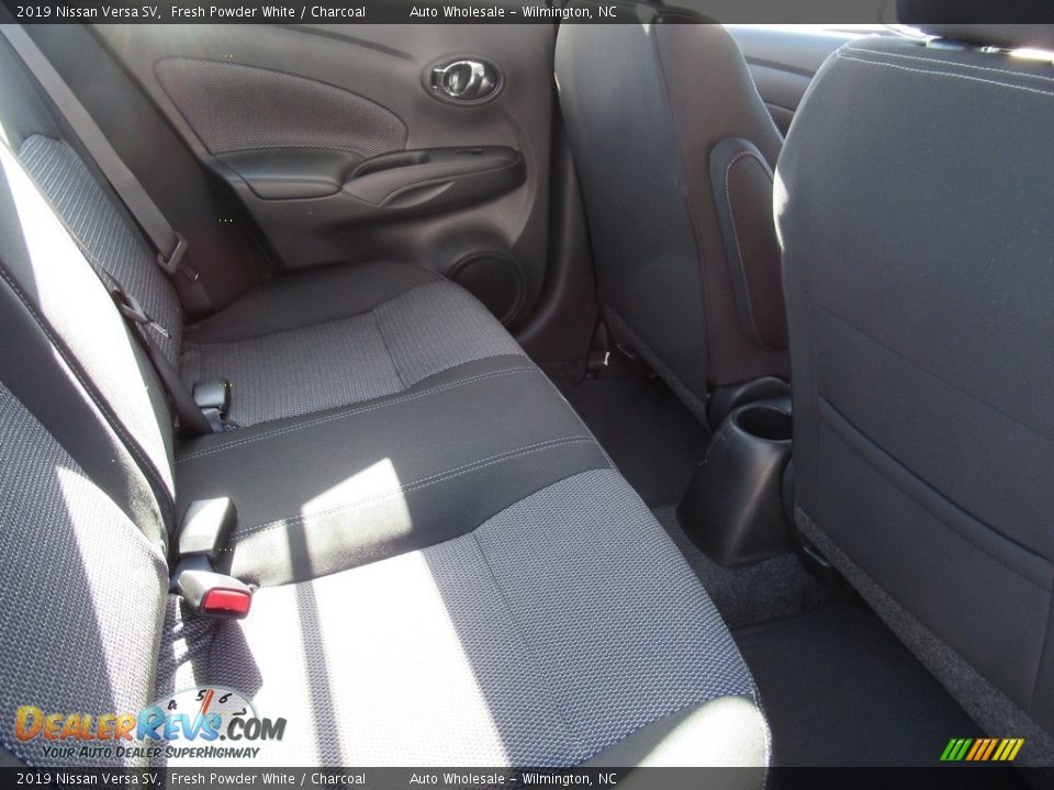 2019 Nissan Versa SV Fresh Powder White / Charcoal Photo #13