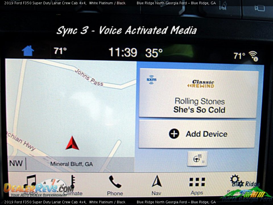 2019 Ford F350 Super Duty Lariat Crew Cab 4x4 White Platinum / Black Photo #17