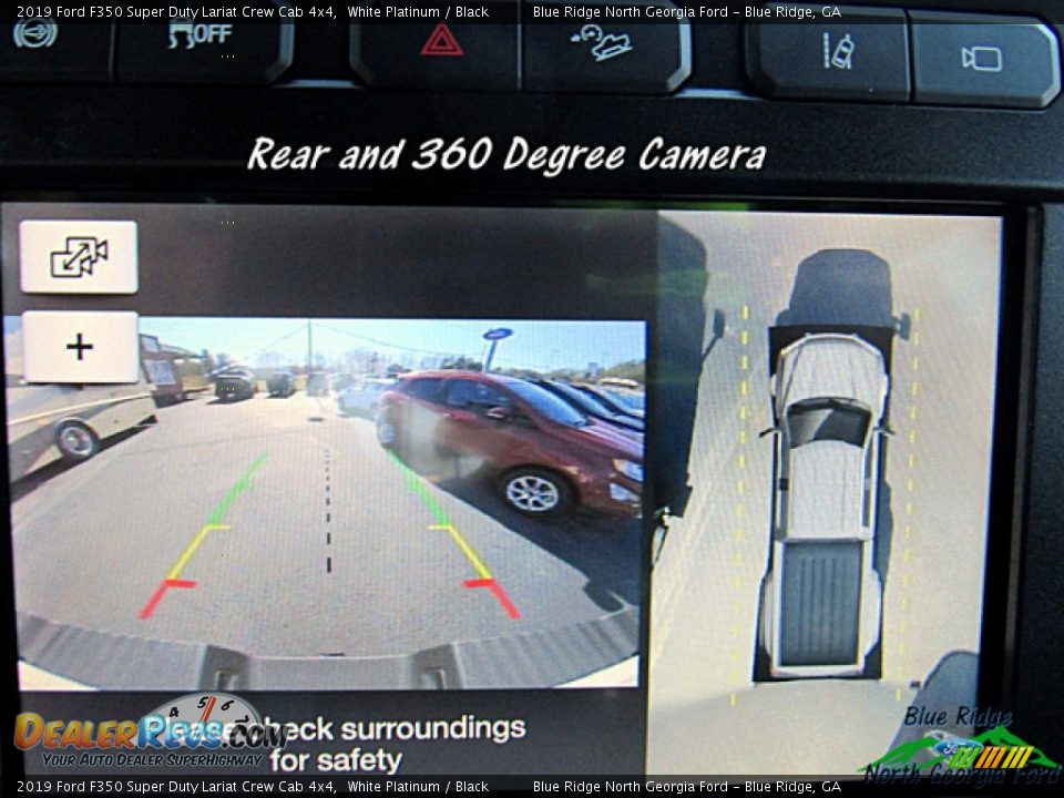2019 Ford F350 Super Duty Lariat Crew Cab 4x4 White Platinum / Black Photo #19