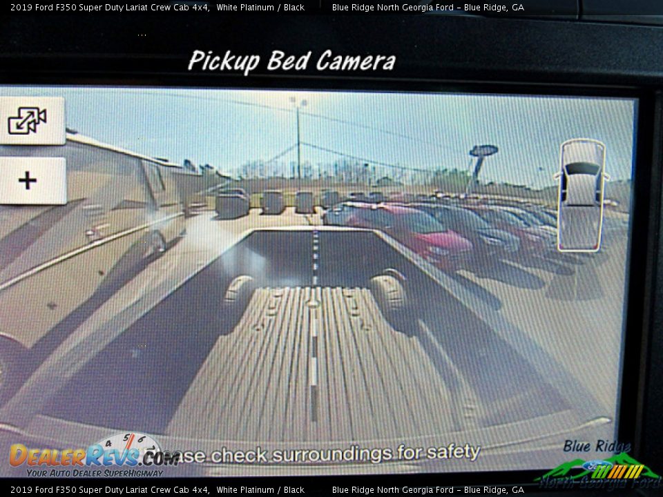2019 Ford F350 Super Duty Lariat Crew Cab 4x4 White Platinum / Black Photo #20