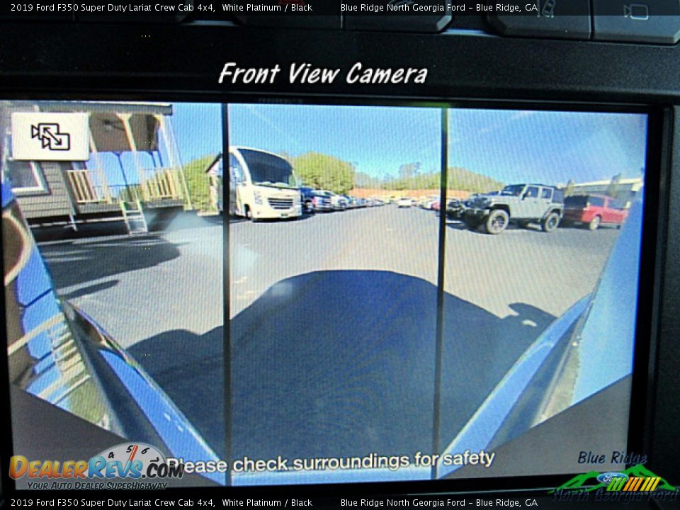 2019 Ford F350 Super Duty Lariat Crew Cab 4x4 White Platinum / Black Photo #22