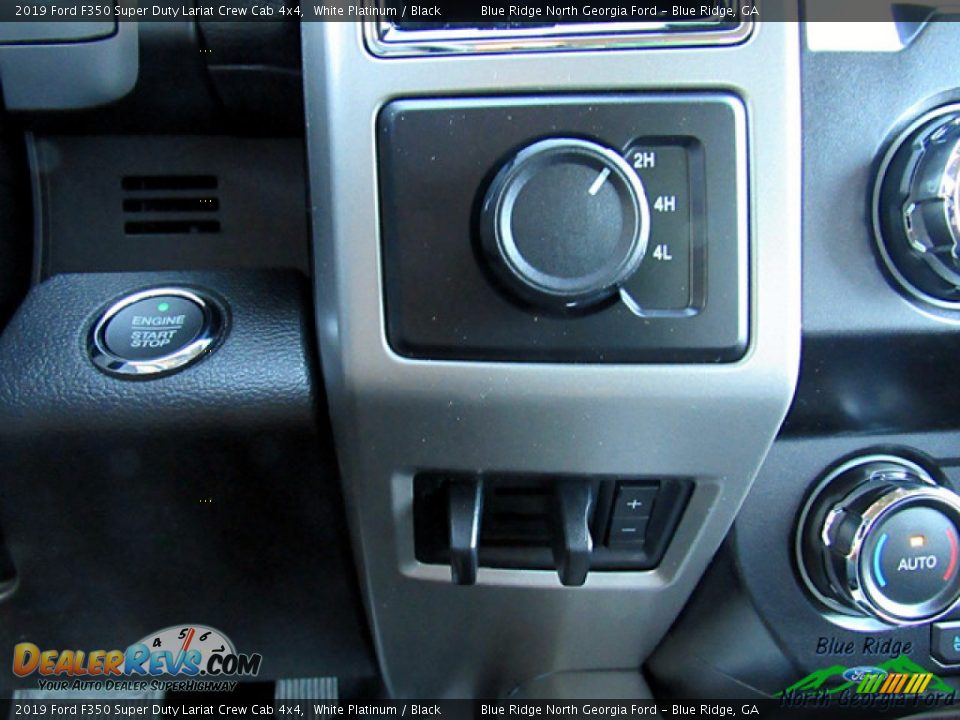 2019 Ford F350 Super Duty Lariat Crew Cab 4x4 White Platinum / Black Photo #24