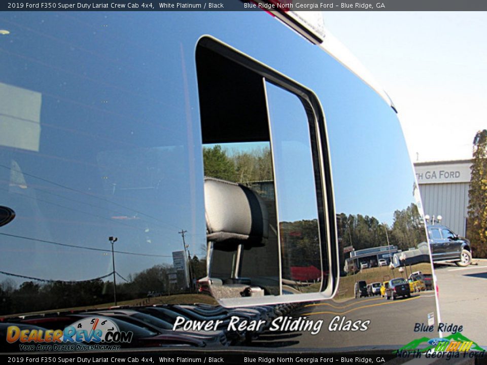 2019 Ford F350 Super Duty Lariat Crew Cab 4x4 White Platinum / Black Photo #27