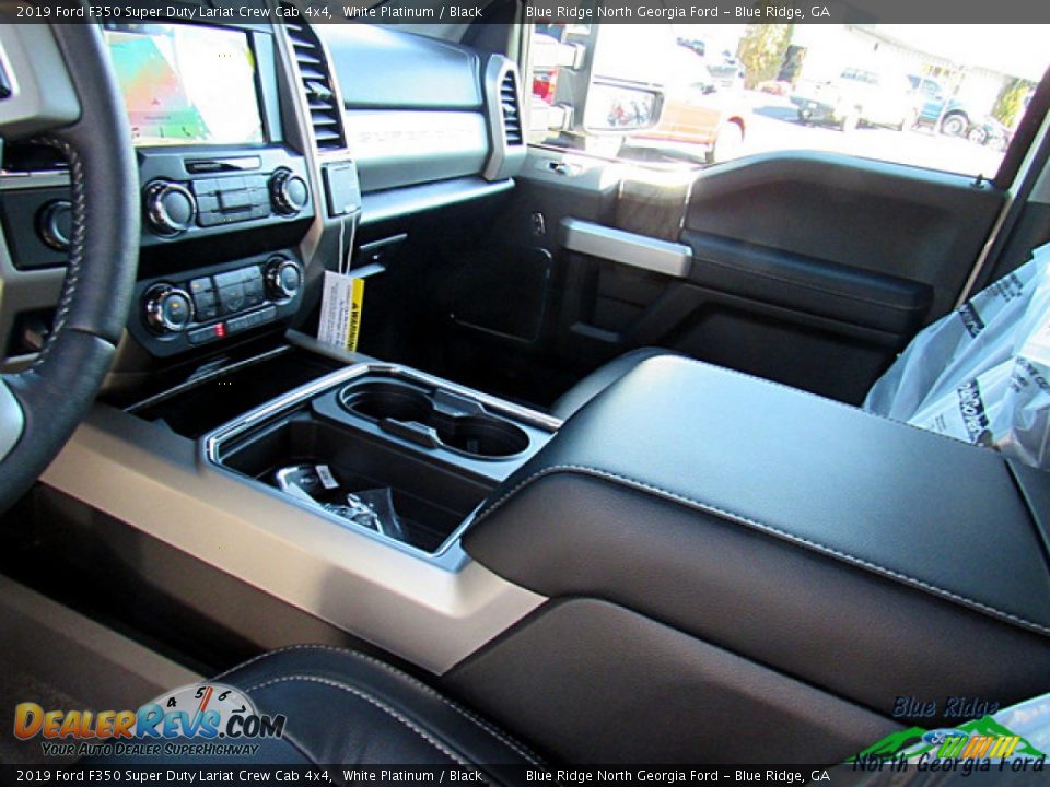 2019 Ford F350 Super Duty Lariat Crew Cab 4x4 White Platinum / Black Photo #28