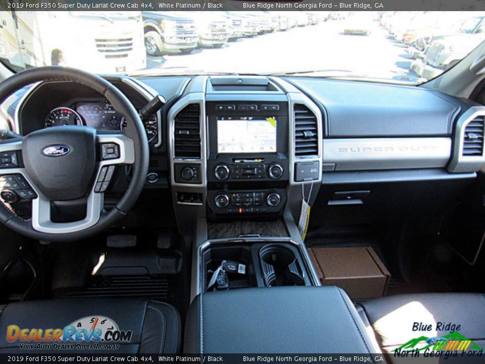2019 Ford F350 Super Duty Lariat Crew Cab 4x4 White Platinum / Black Photo #30