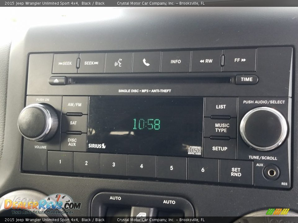 2015 Jeep Wrangler Unlimited Sport 4x4 Black / Black Photo #15