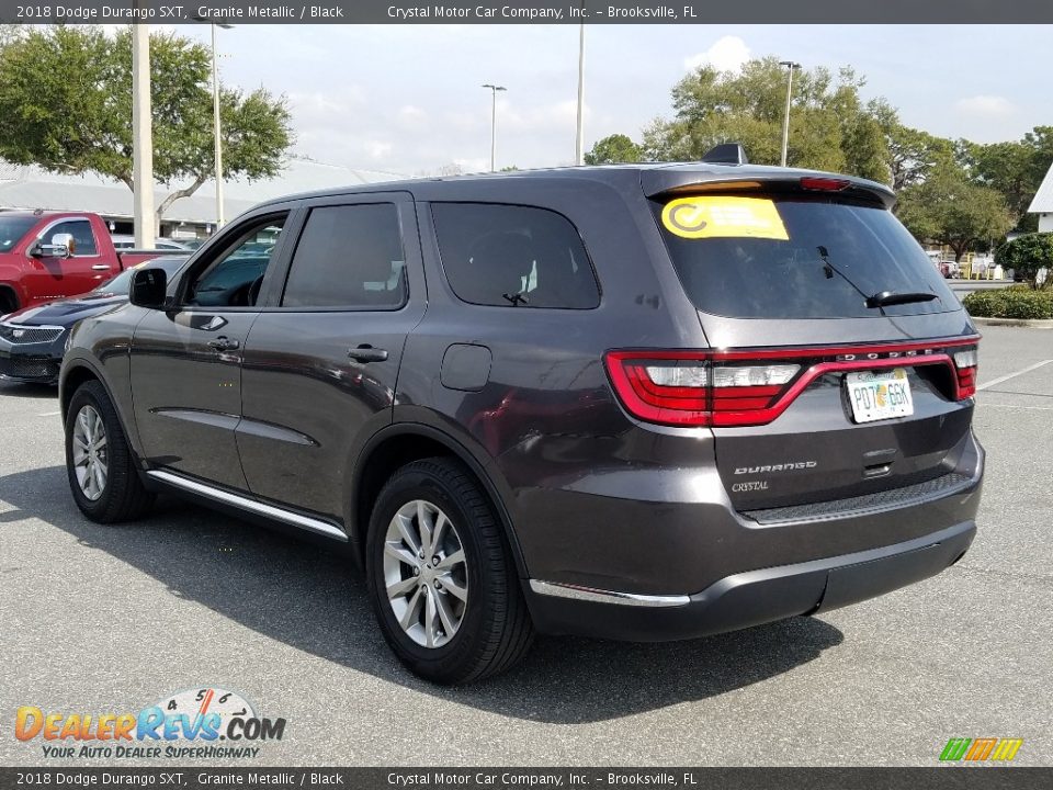 2018 Dodge Durango SXT Granite Metallic / Black Photo #3