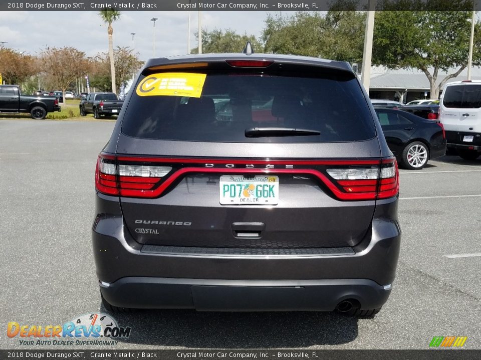 2018 Dodge Durango SXT Granite Metallic / Black Photo #4