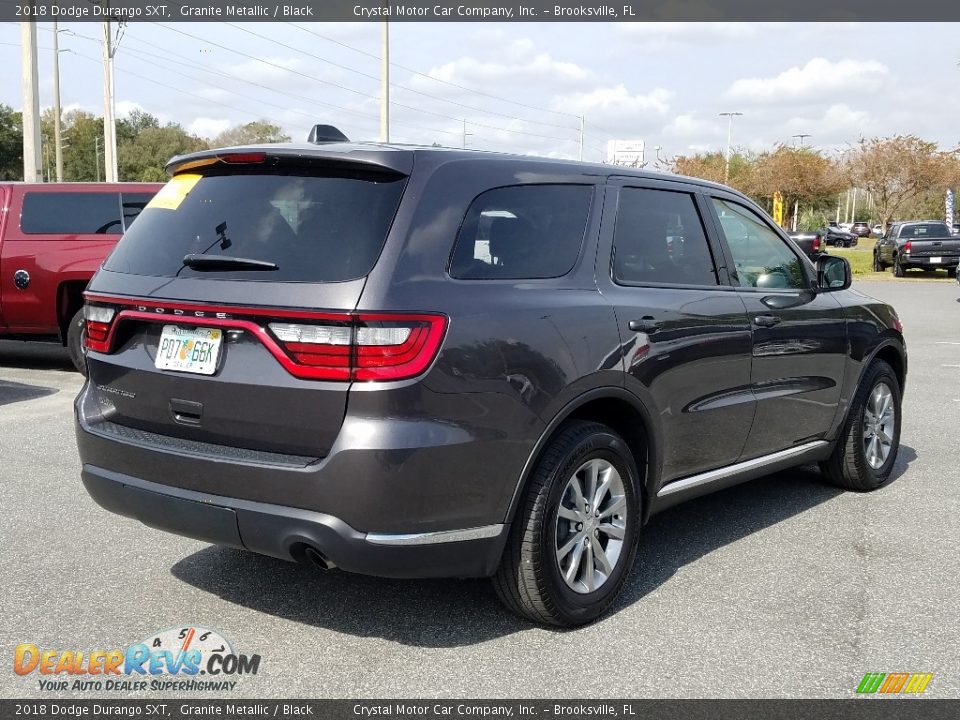 2018 Dodge Durango SXT Granite Metallic / Black Photo #5