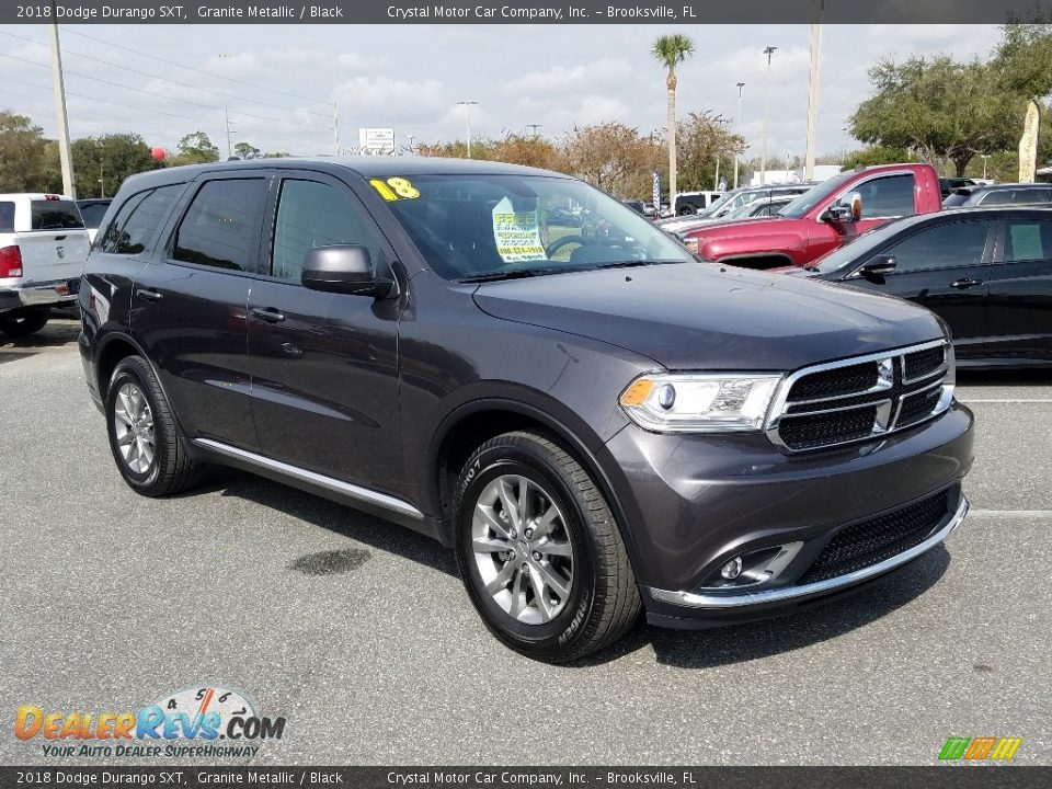 2018 Dodge Durango SXT Granite Metallic / Black Photo #7